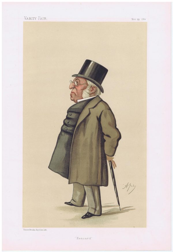 Henry Hansard Vanity Fair Print