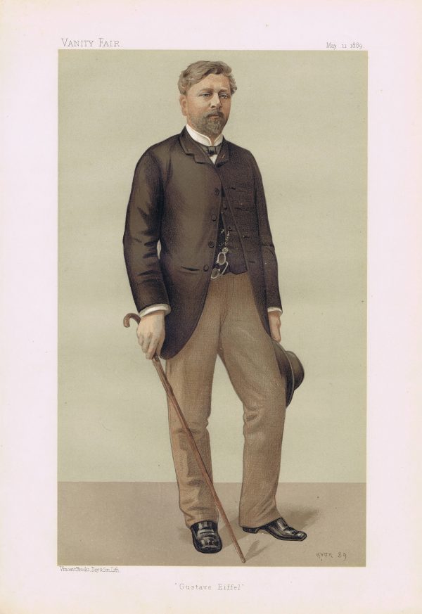 Gustave Eiffel Vanity Fair Print