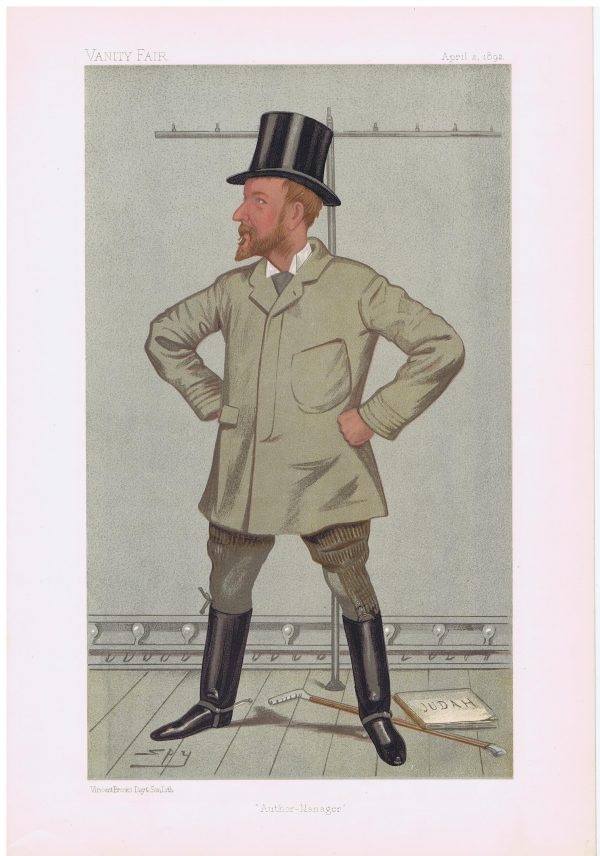 Henry Arthur Jones Vanity Fair Print