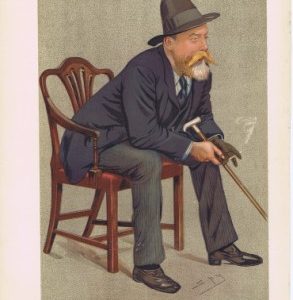 William Ernest Henley Vanity Fair Print
