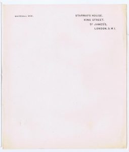 BSAA Headed Paper - the last sheet?