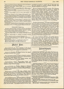 Indian Medical Gazette 1887