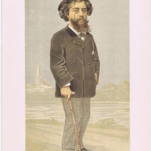 Alphonse Daudet Vanity Fair Print