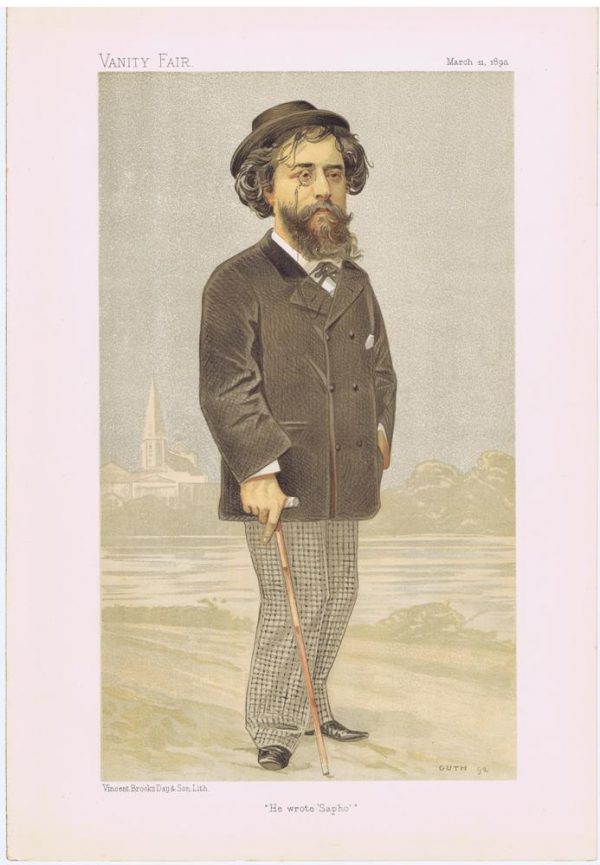 Alphonse Daudet Vanity Fair Print