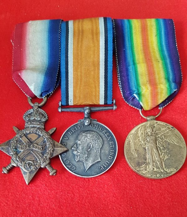 Low Number Great War Medal Trio