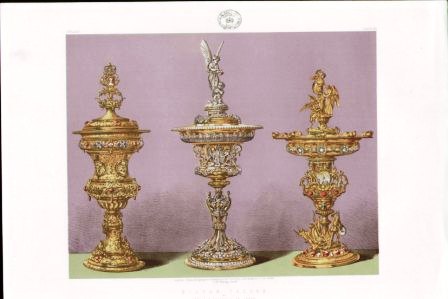 Silver Tazzas by Messrs S Garrard & Co London