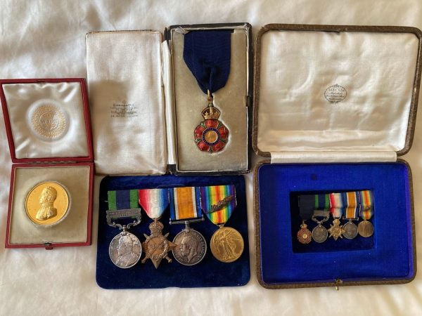 Outstanding medal group of Edmund Tillotson Rich CI.E.. With rare solid gold Pollock Medal