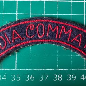 India Command Shoulder Title badge