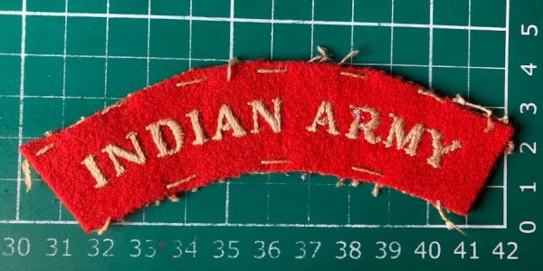Indian Army Shoulder Title