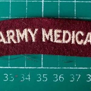 Royal Army Medical Corps cloth shoulder title