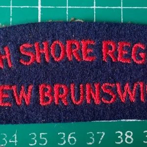Genuine Canadian North Shore Regiment cloth badge