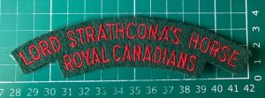 Lord Strathcona's Horse cloth badge