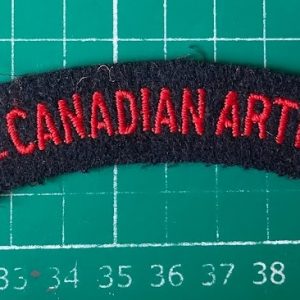 Canadian Army Royal Canadian Artillery Shoulder Title