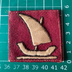 Rare Genuine WW2 Indian Army Sind District Formation Sign badge