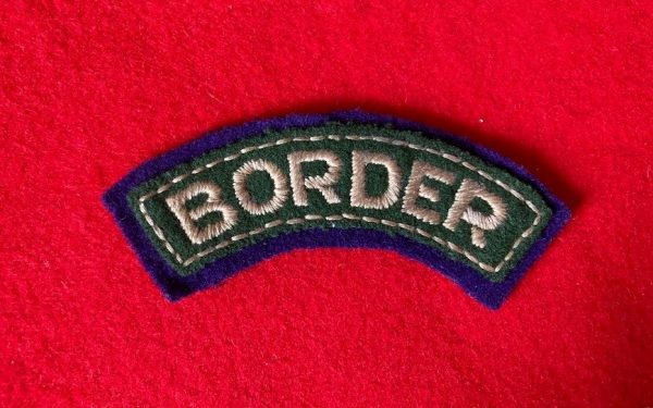 BORDER Regiment shoulder title