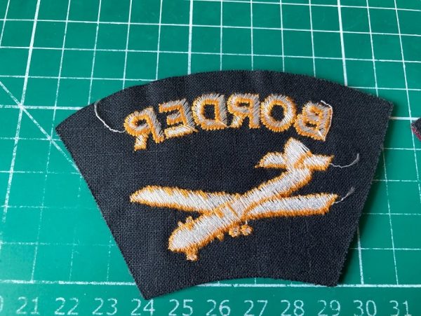 Reverse of BORDER Regiment Airborne