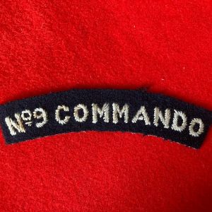 WW2 No. 9 Commando shoulder title