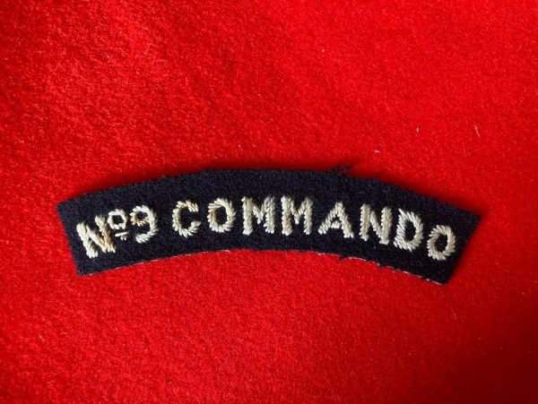 WW2 No. 9 Commando shoulder title