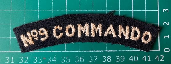 WW2 No. 9 Commando shoulder title