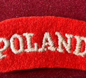 POLAND shoulder title
