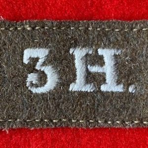 WW1 3rd Hussars slip-on shoulder title