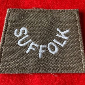 Suffolk Regiment shoulder title