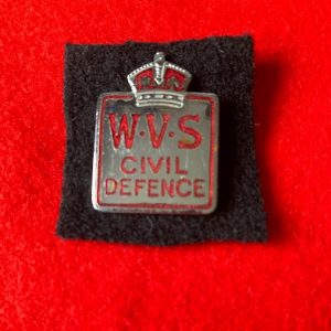 WVS Civil Defence badge