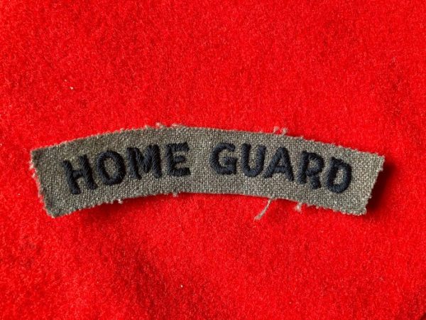 HOME GUARD shoulder title