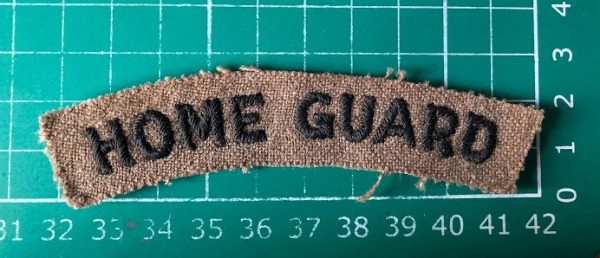 HOME GUARD shoulder title