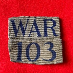 Home Guard WAR 103 badge