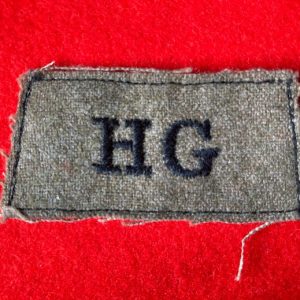 Home Guard slip on shoulder title