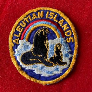 Genuine WW2 US Army Aleutian Islands cloth badge