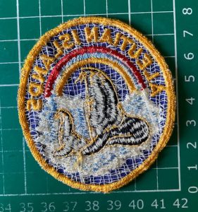 Genuine WW2 US Army Aleutian Islands cloth badge