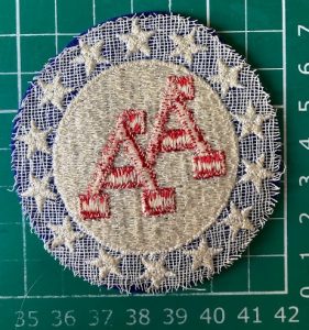 Genuine WW2 US Army 14th Anti Aircraft Command cloth badge