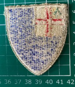 Genuine WW2 US 11th Corps, 1st design cloth patch