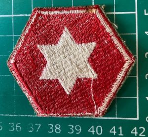 US 6th Army, 1st design cloth patch