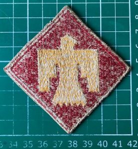Genuine WW2 era US 45th Infantry Division badge.
