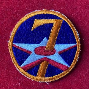 7th US Army Air Force cloth badge
