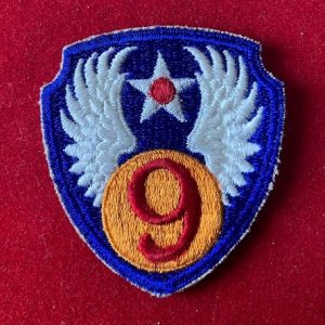 9th USAAF arm badge