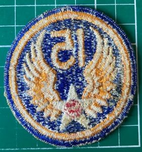 Reverse of 15th USAAF arm badge
