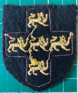 Reverse of WW2 Northern Command Formation Sign badge