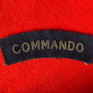 Early Commando bullion shoulder title
