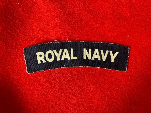 Royal Navy printed shoulder title