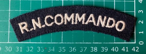 1942 R. N. Commando shoulder title