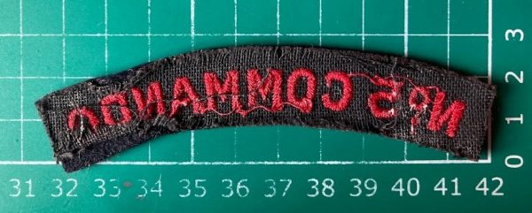 No 5 Commando shoulder title