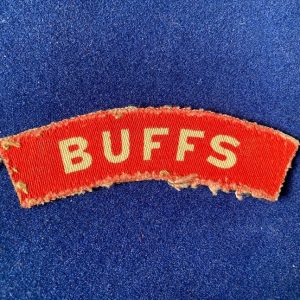 BUFFS Regimental printed shoulder title