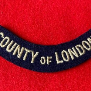 County of London shoulder title
