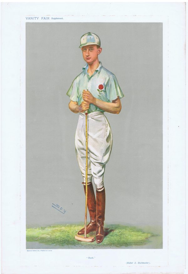RARE Vanity Fair Polo Player Riversdale Grenfell Supplement to the World 1910
