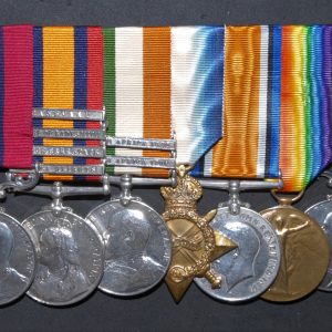 Medal group of 49174 BQMS David Nash