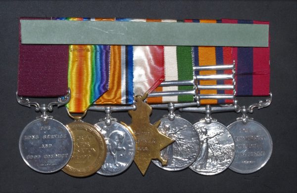 Medal group of 49174 BQMS David Nash